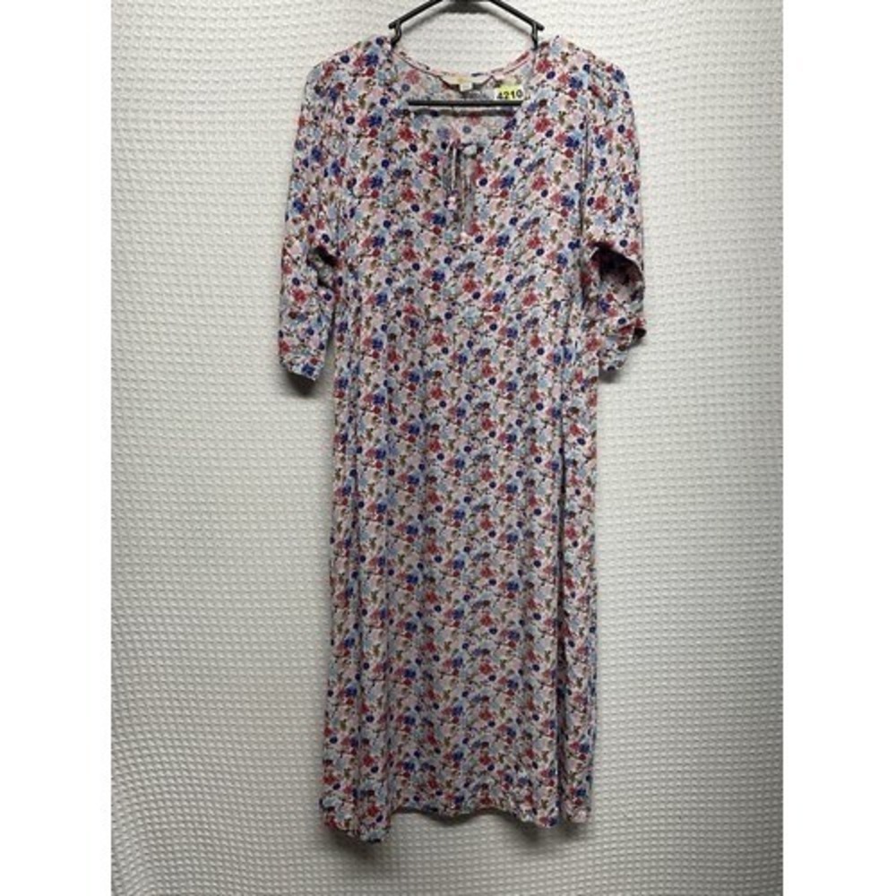 Boden Floral Tassel Pocket Empire Waist Relaxed Lounge Midi Dress Women 4P China